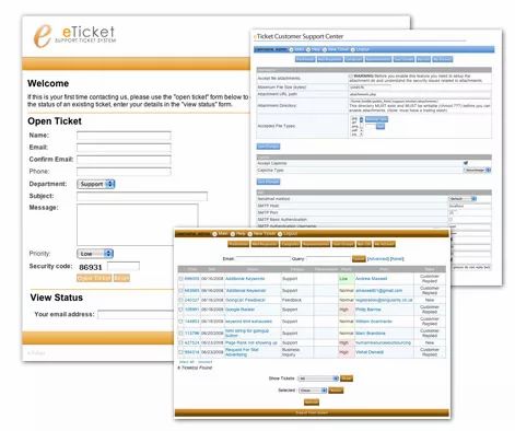 Eticket Helpdesk Software Php The Free Helpdesk Support Solution